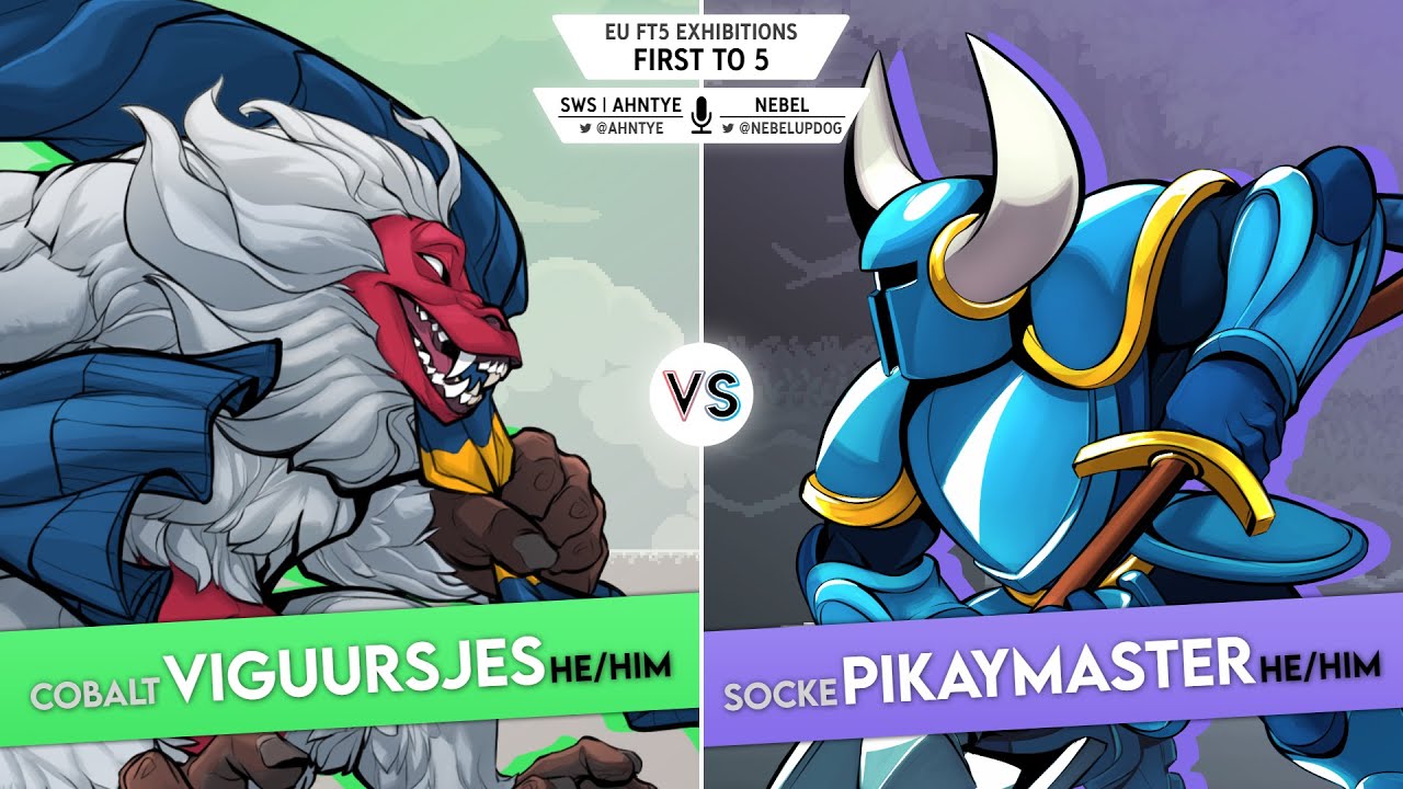 EU FT5 Exhibitions Week 10: Cobalt | Viguursjes (Hodan) vs Socke | PiKayMaster (Shovel Knight)