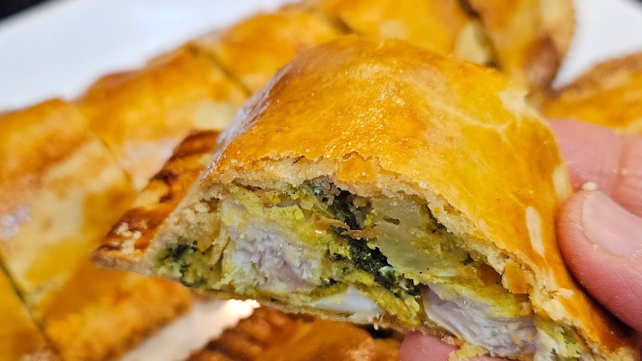 #طريقة تحضير جالوزي بالدجاج🫓🌮🥖#جالوزي بالدجاج#jalousie au poulet