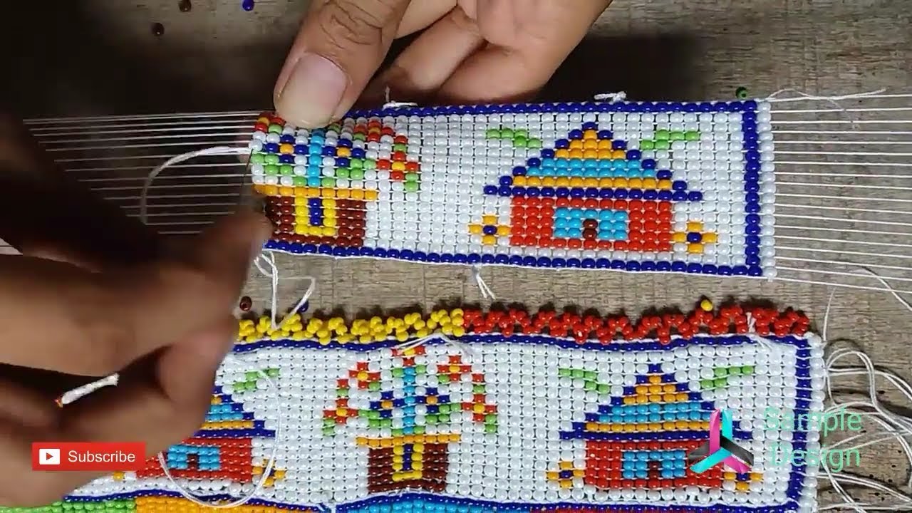 How to makeing a pearl garland / Dal moti toran new disign / Khatli wark moti toran.