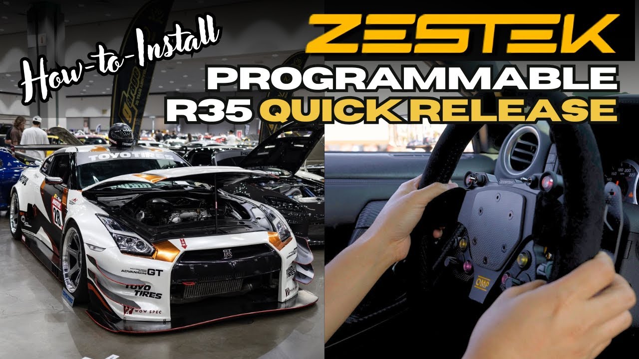 Zestek Racing Steering Wheel Hub - HOW TO INSTALL for Nissan R35 GTR
