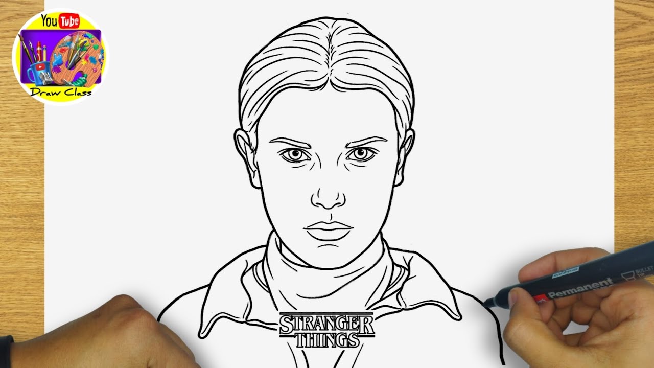 HOW TO DRAW ELEVEN from STRANGER THINGS 