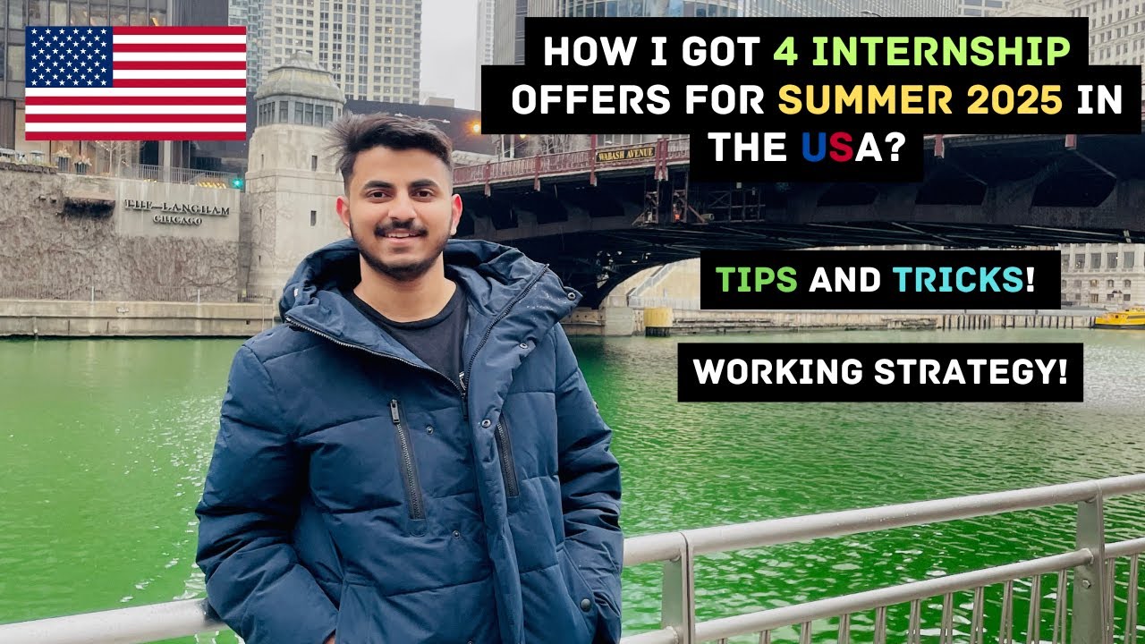 How I Got 4 Summer Internship Offers in 2025 💼 | My Strategy as an International Student