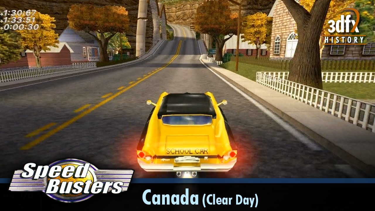 3dfx Voodoo 5 6000 AGP - Speed Busters: American Highways - Canada (Clear Day) [Gameplay]
