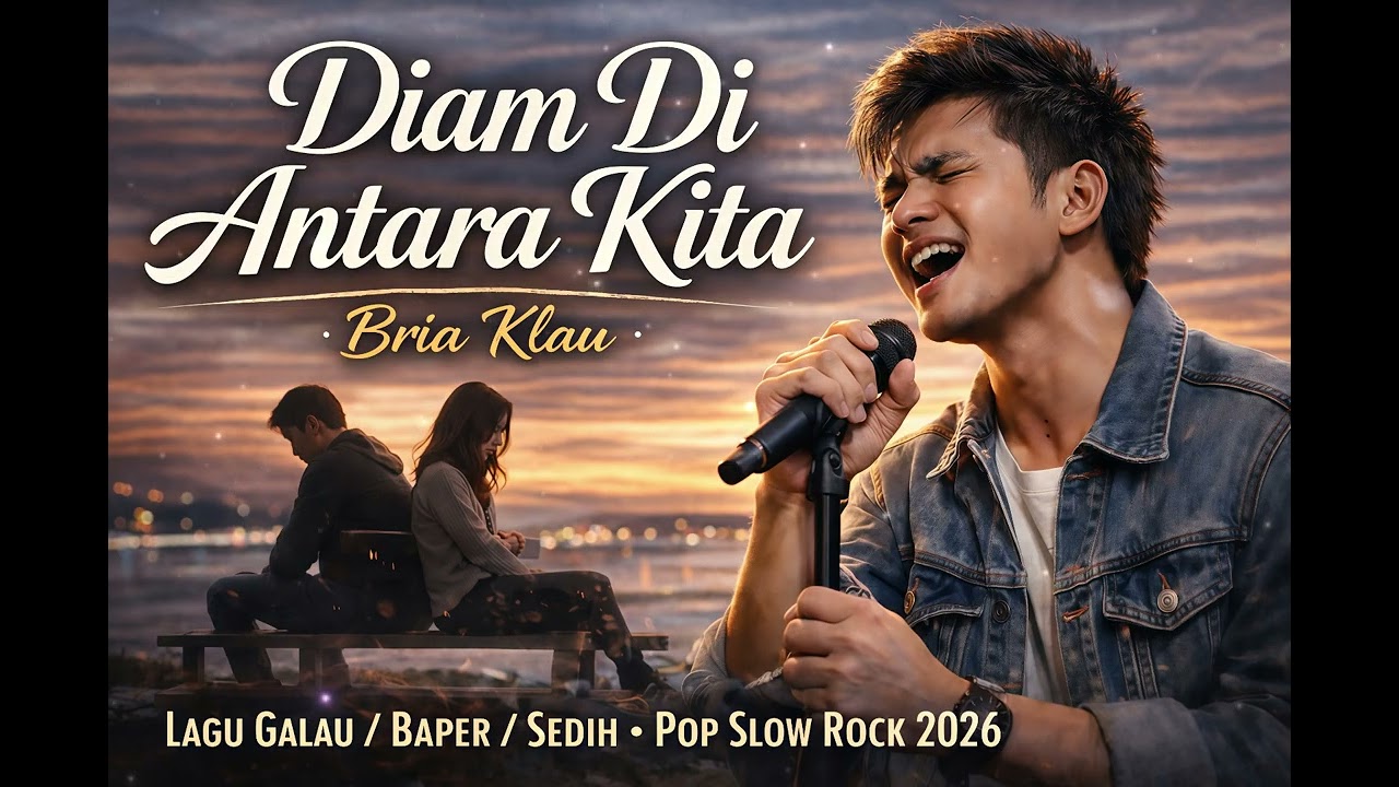 DIAM DI ANTARA KITA – Bria Klau | Lagu Galau Paling Menyentuh | Pop Slow Rock Indonesia 2026