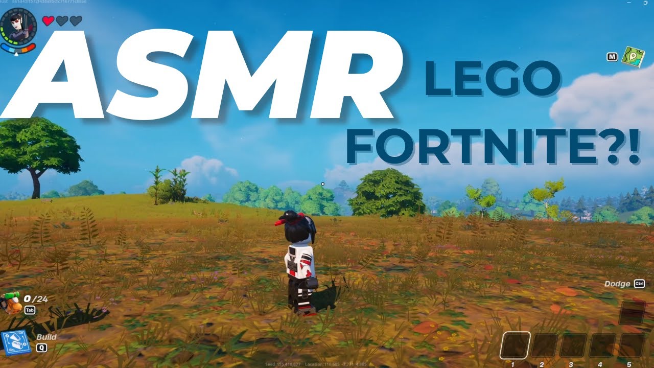 ASMR | LEGO FORTNITE! Let's try it! 🌸Whispering, Gum Chewing, Keyboard sounds