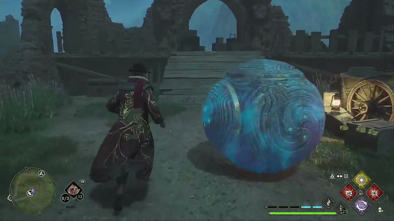 Hogwarts Legacy: South Poidsear Coast (Marunweem Bridge) Merlin Trial