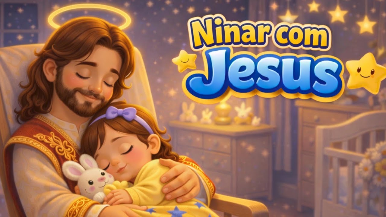 Canção de Ninar Cristã 🌙 Soninho com Jesus para Dormir a Noite Toda