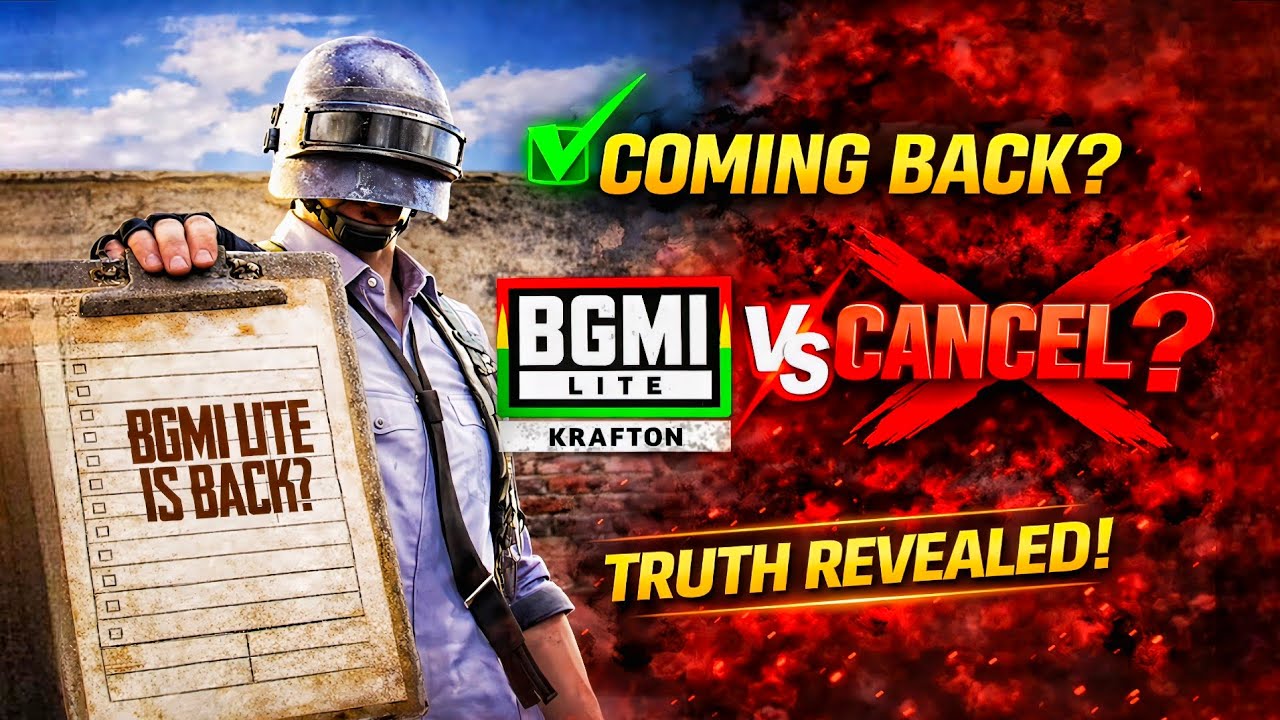 PUBG MOBILE LITE COMEBACK CANCELLED ? 😭