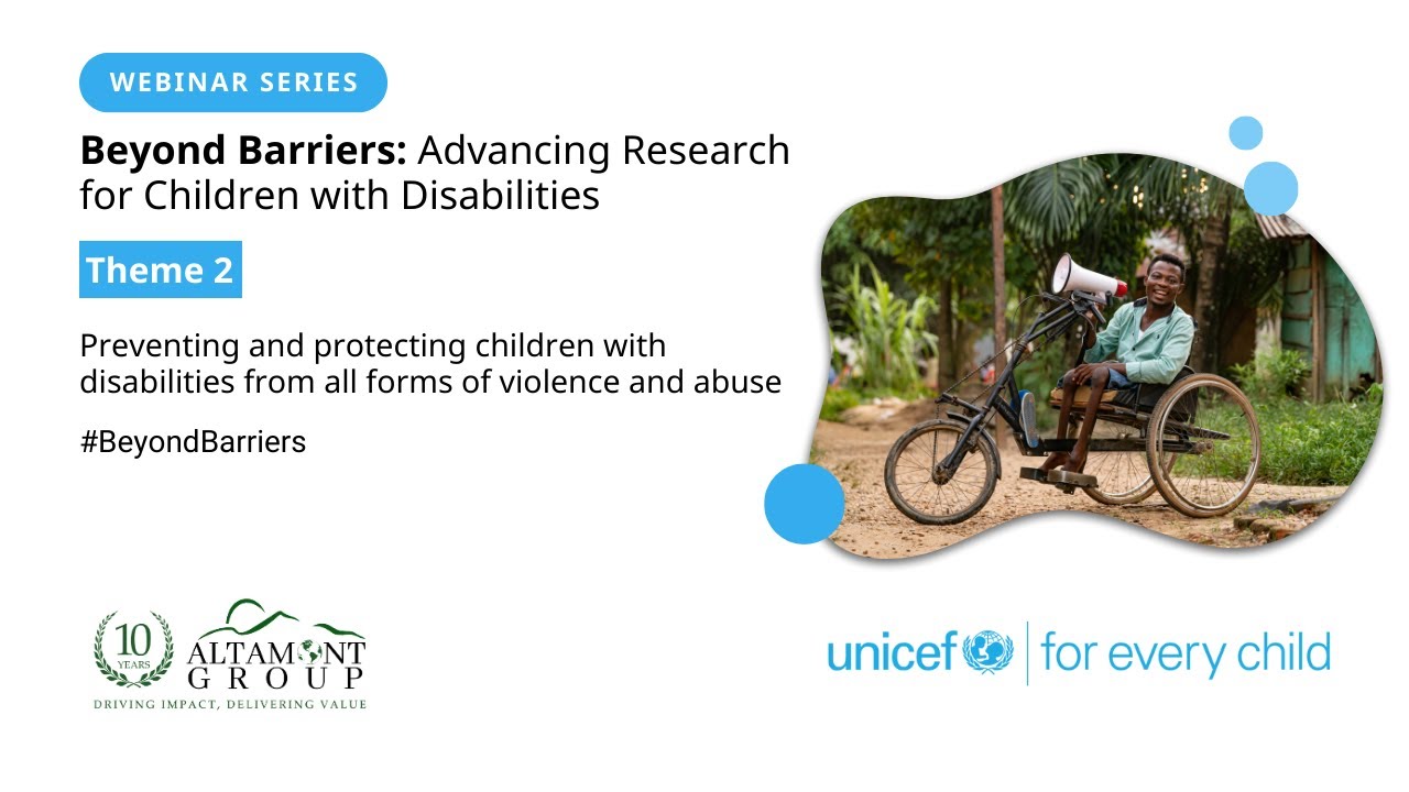 Webinar: Preventing and Protecting Children with Disabilities from All Forms of Violence and Abuse