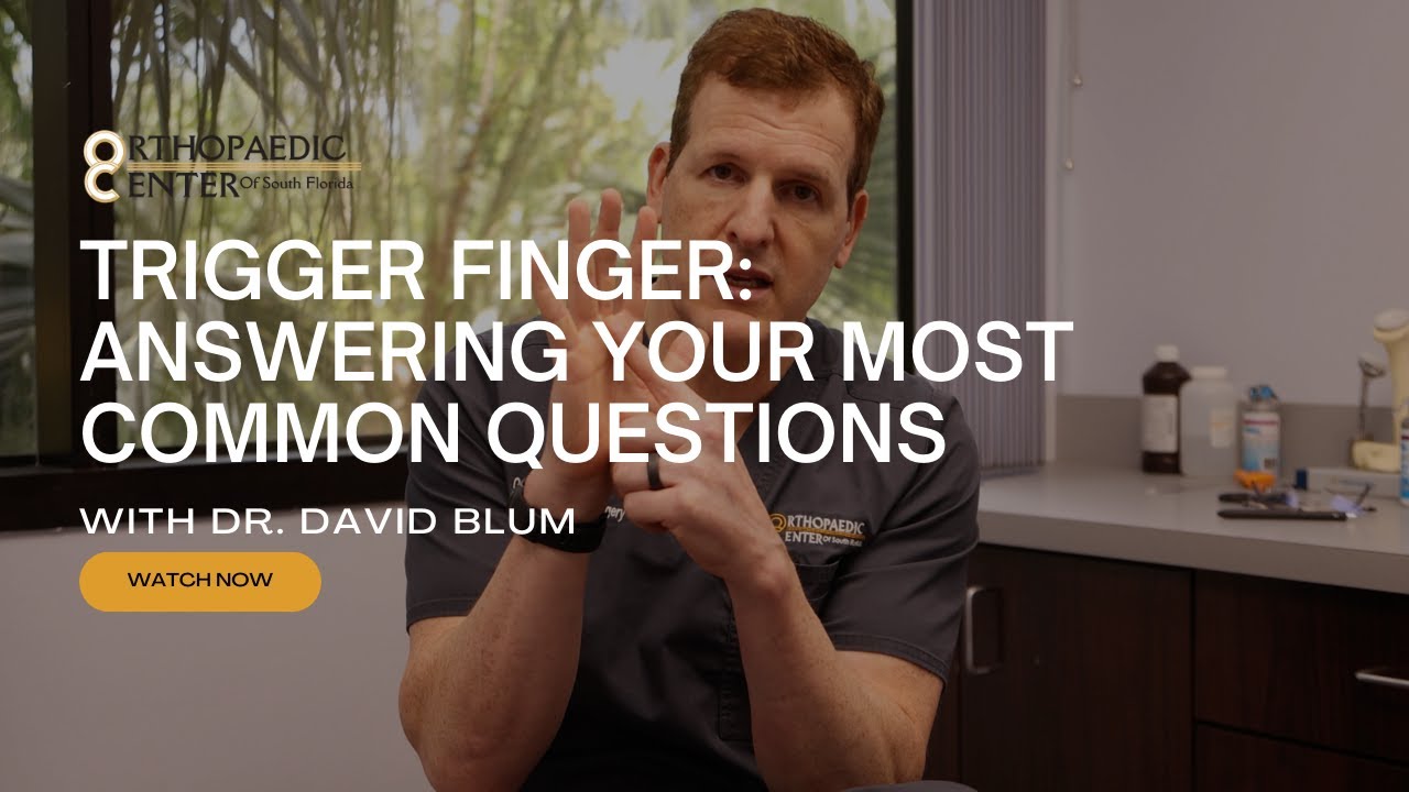 Trigger Finger: Answering Your Most Common Questions with Dr. David Blum