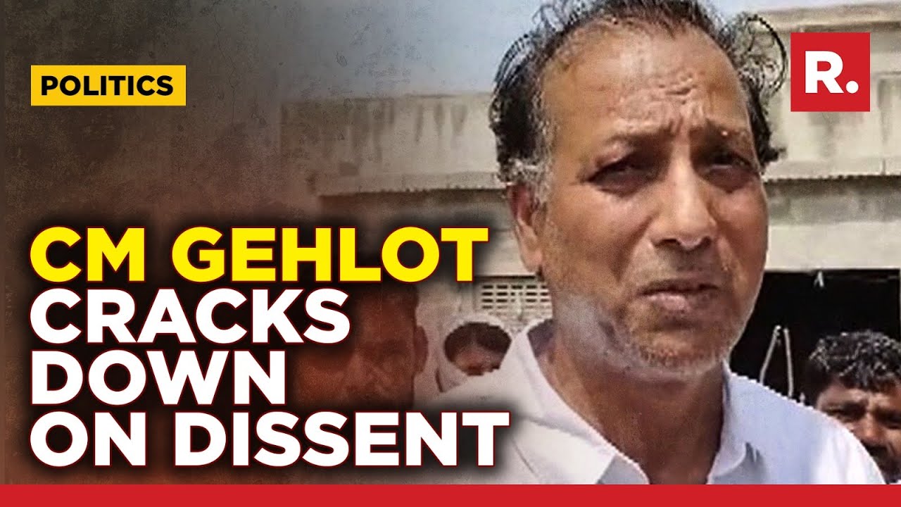 Rajasthan CM Ashok Gehlot Sacks Minister Rajendra Gudha for Questioning His Government