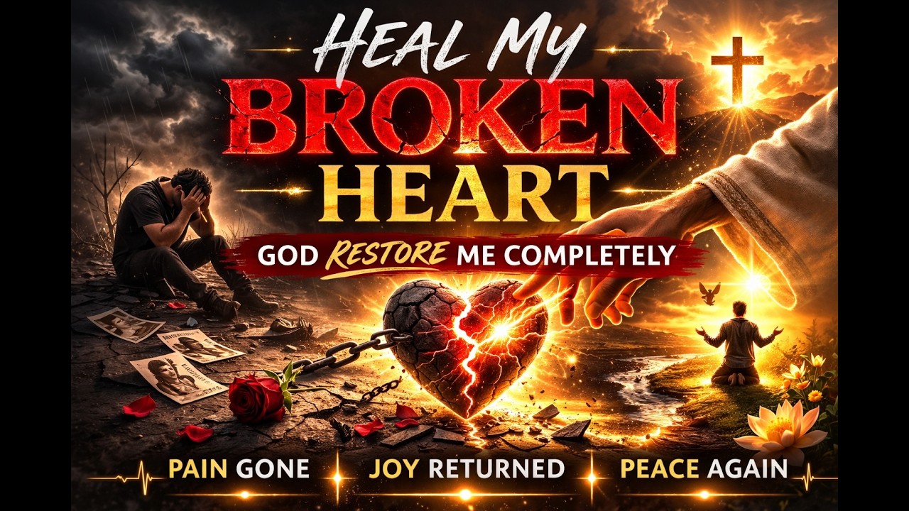 Heal My Broken Heart, God | A Powerful Prayer for Deep Emotional Healing