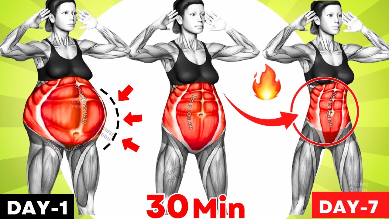 ➜ 30-Minute Workout to Reduce Visceral Belly Fat for Better Health | The #1 Exercises to Lose Belly