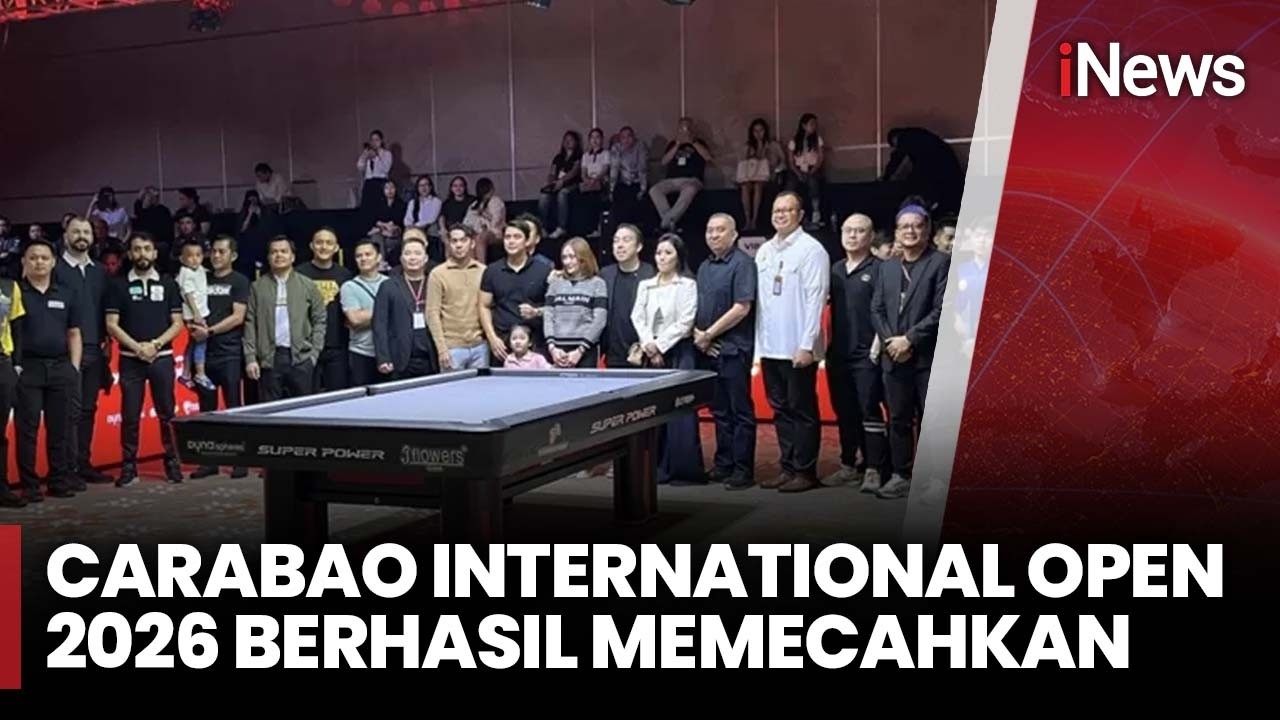 Carabao International Open 2026, PB Pobsi Dukung Penuh Industri Olahraga Biliar | iNews Sore 7/2