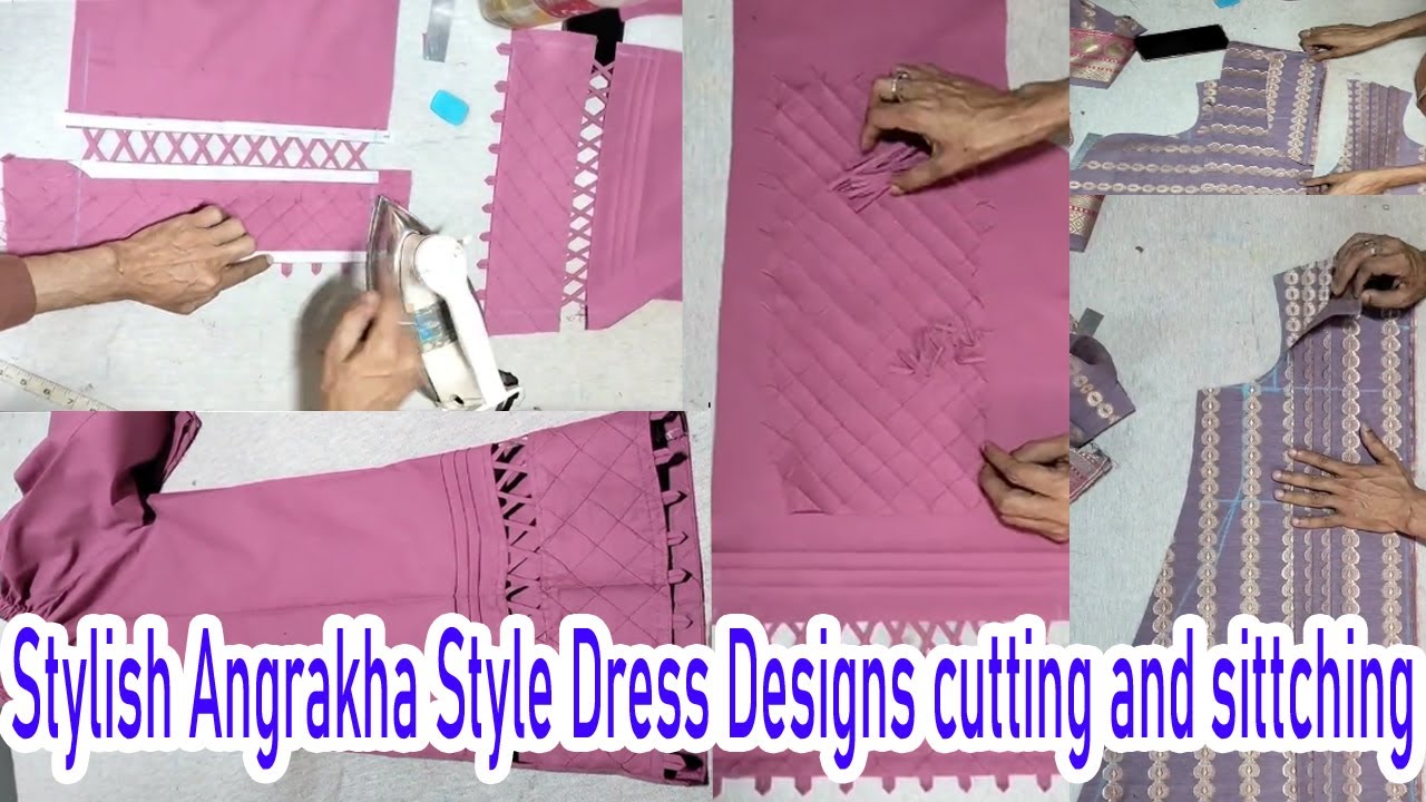 Stylish Angrakha Style Dres Designs\Fashion trend of Angrakha Designs\Cotton Angrakha Anarkali Suits