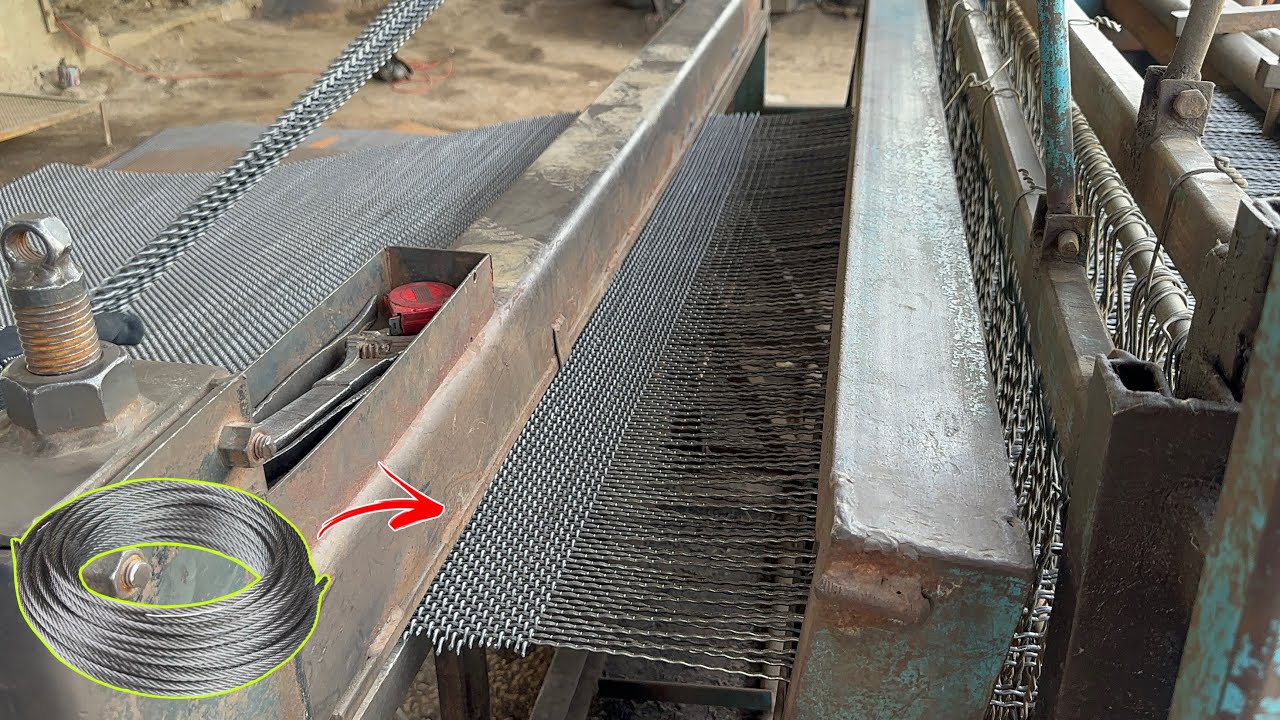 How Granite & Limestone Wire Mesh Is Made for Stone Crushers