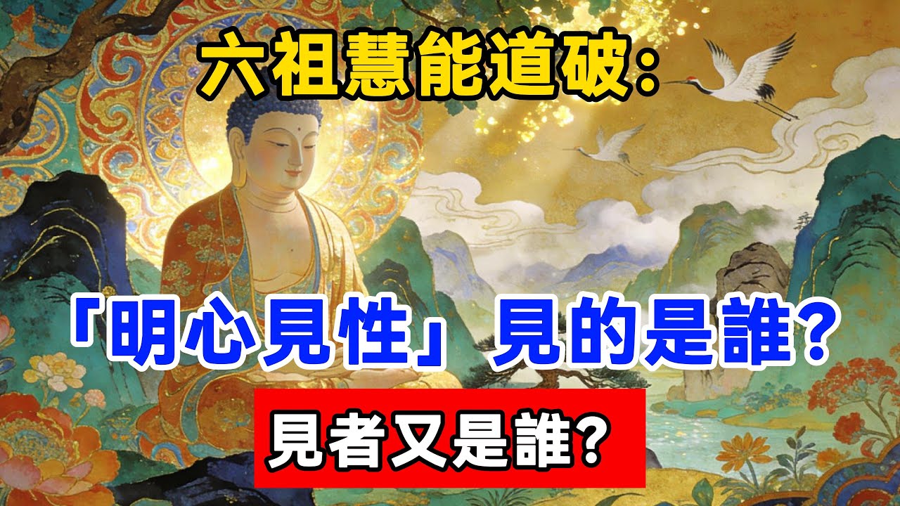 六祖慧能道破：「明心見性」見的是誰？見者又是誰？#佛陀#佛學#佛教#禪修#佛法智慧#佛教故事#佛教文化#佛學知識 #佛學智慧 #明月禅心