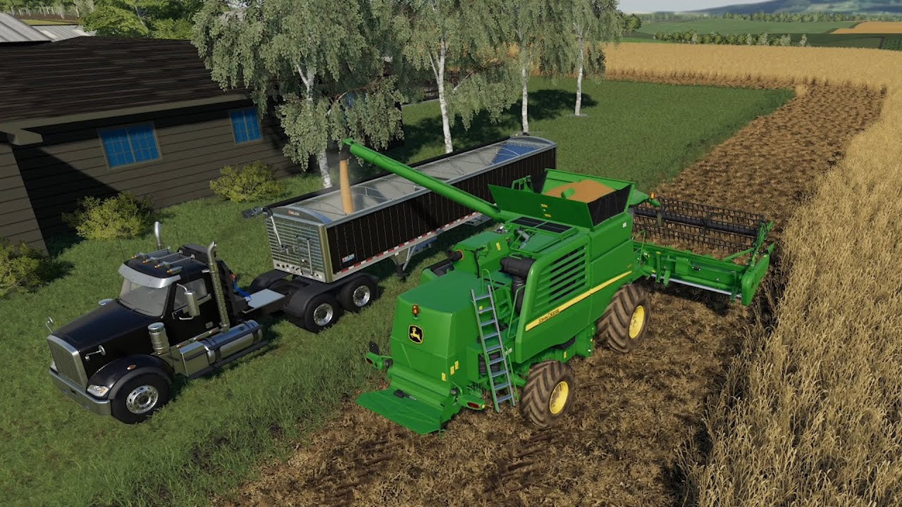Seneca County Ep#1 | Harvest, Selling Grain | FS19 Timelapse |Farming Simulator 19 Timelapse