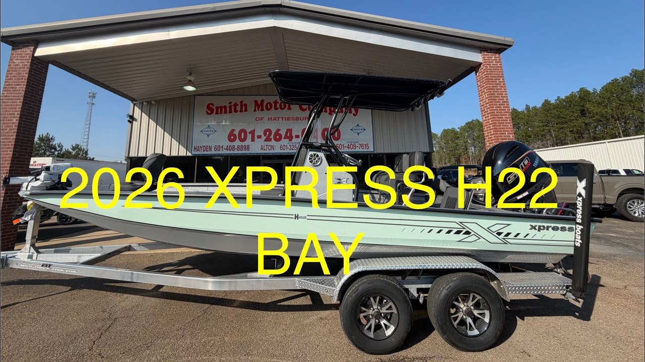 2026 XPRESS H22 BAY WITH CUSTOM T TOP