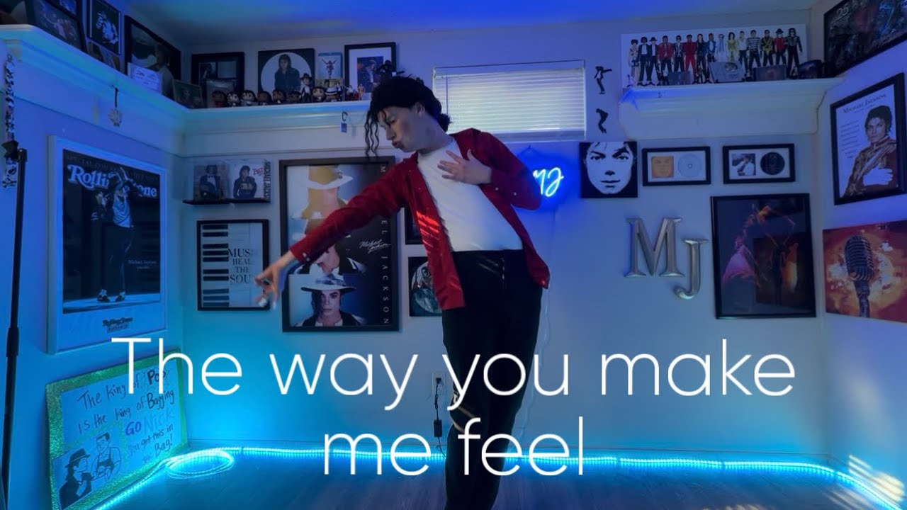 Michael Jackson impersonator The way you make me feel Nick MJ (Red Shirt) style 