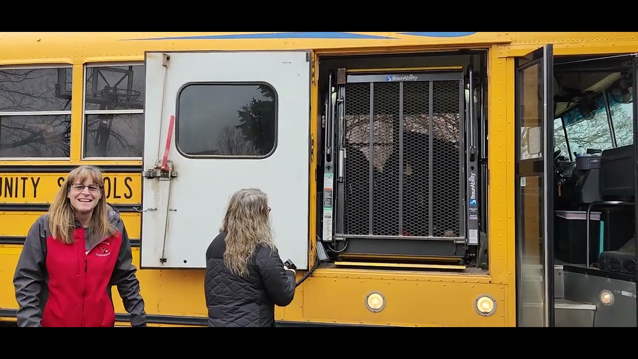 Sam getting home from school on the school bus 1.20.23 @onthatnote