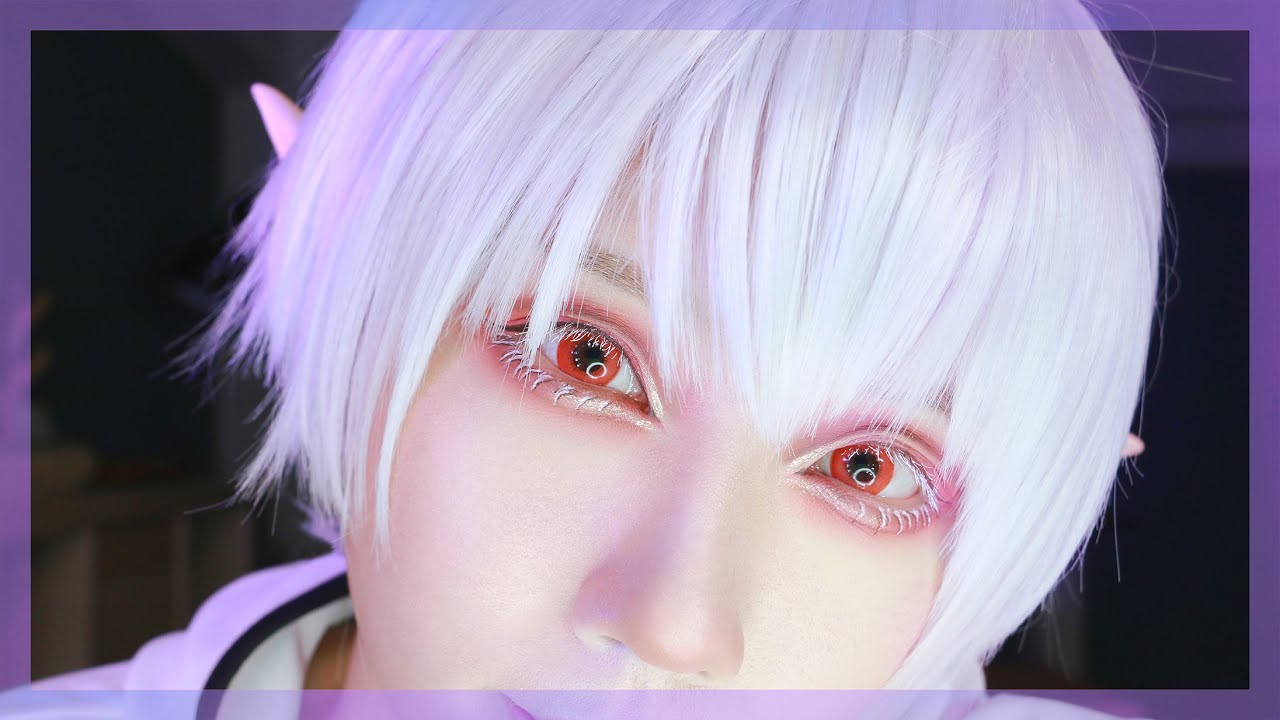 【希瓦德Seward】夢幻白睫毛眼妝│Cosplay教學
