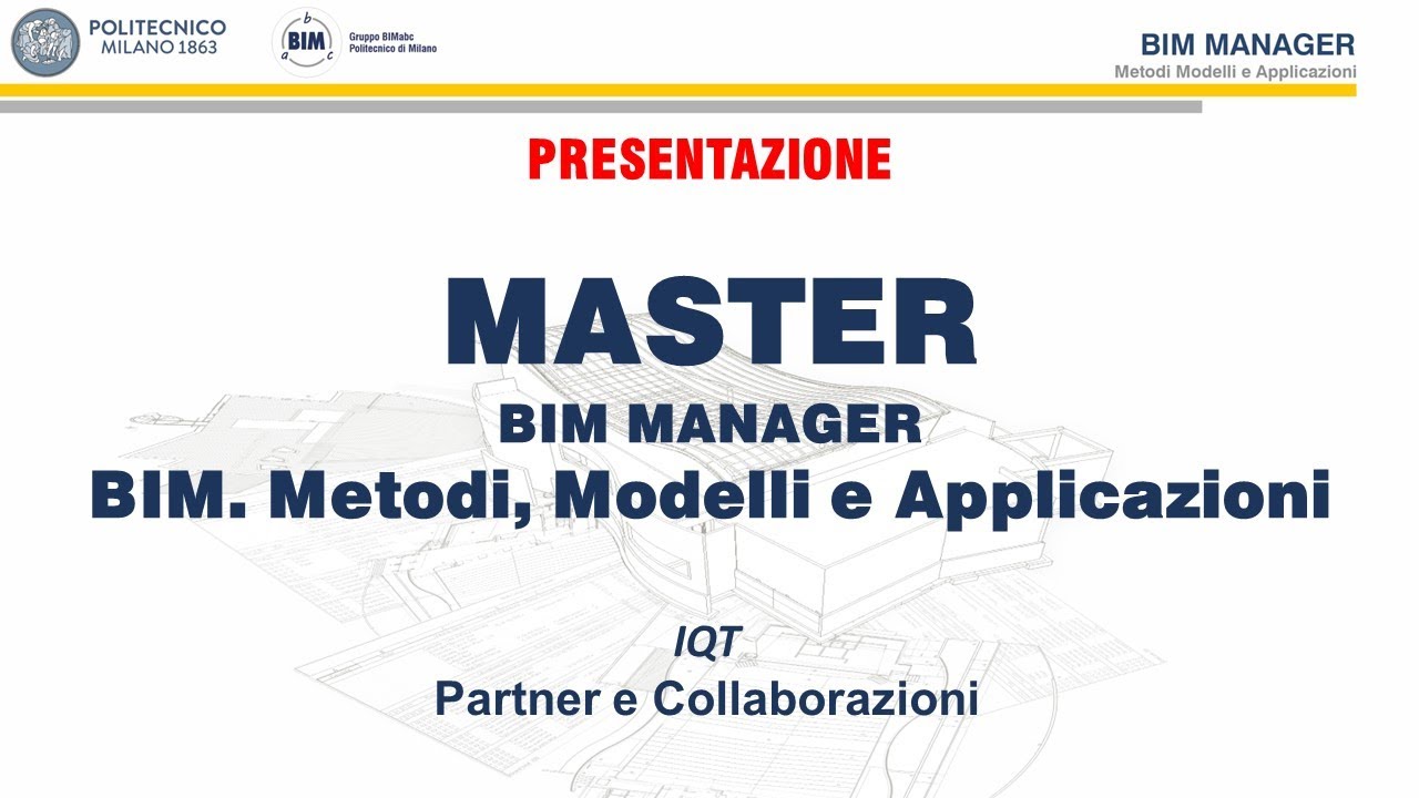 Presentazione Master BIM - IQT