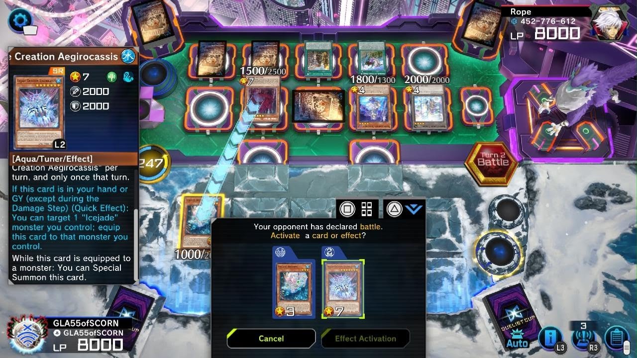 Master Duel: Tearlament Shaddoll vs Icejade Swordsoul