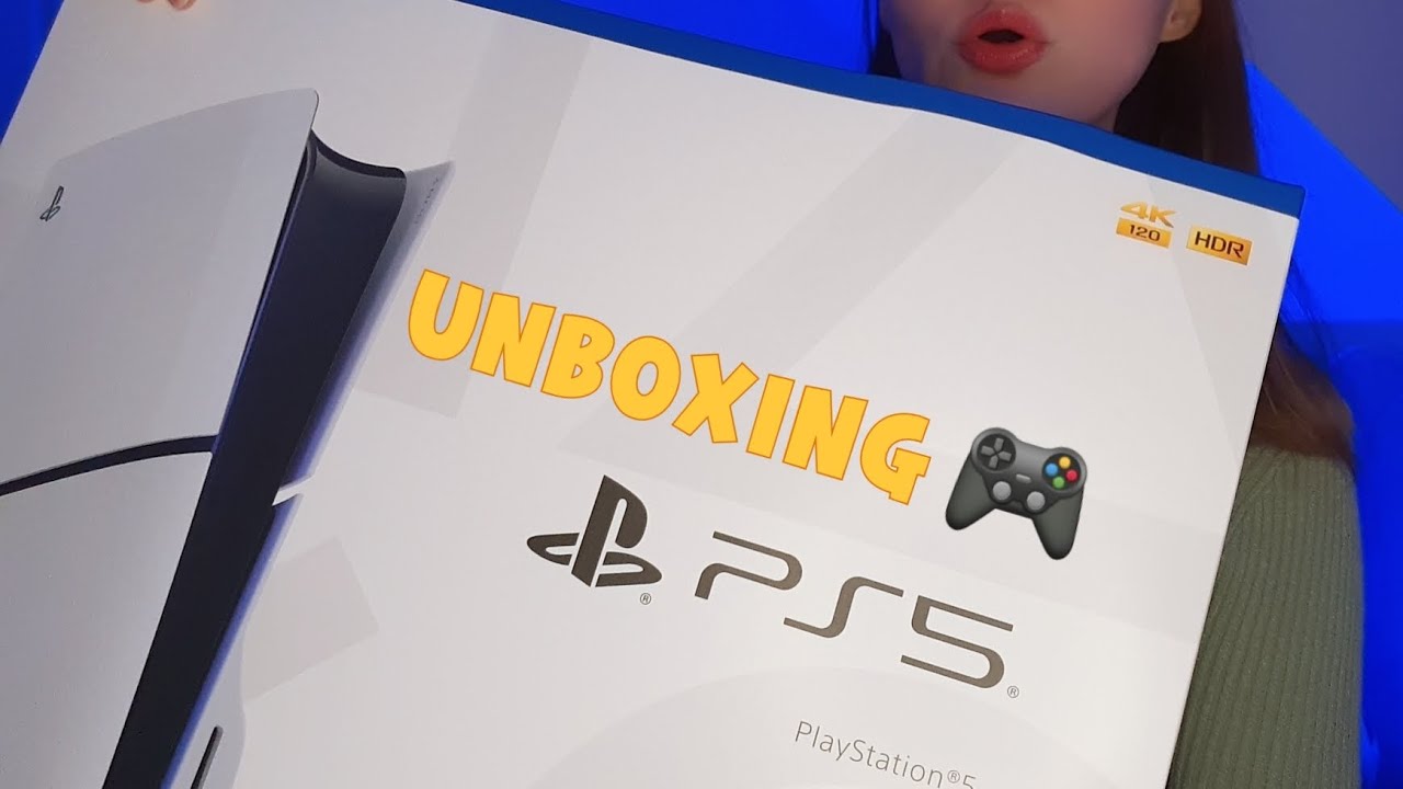 ASMR 🎮 UNBOXING PS5 + JEUX