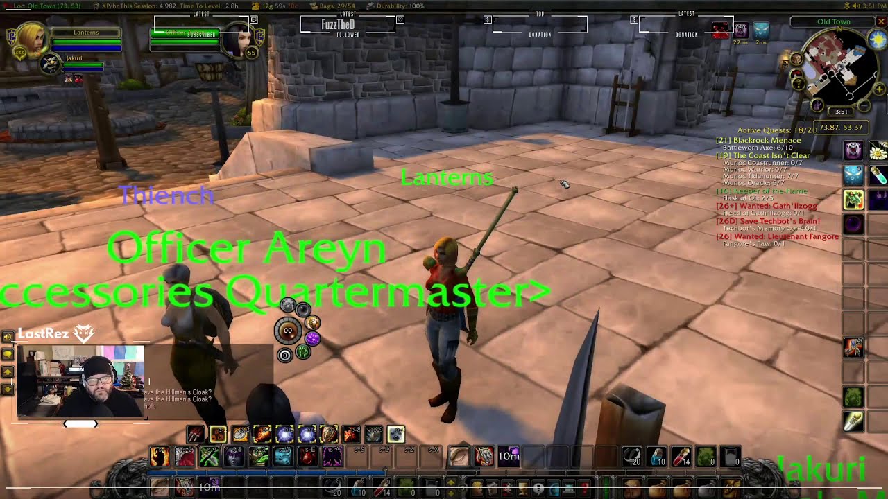 WoW Classic Alliance Honor Vendor and Officer's Vendor Location (in SW)