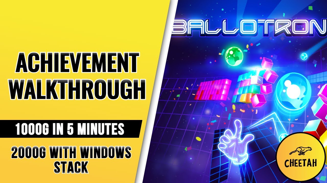 Ballotron - Achievement Walkthrough (1000G IN 5 MINUTES - XBOX + WINDOWS STACK)