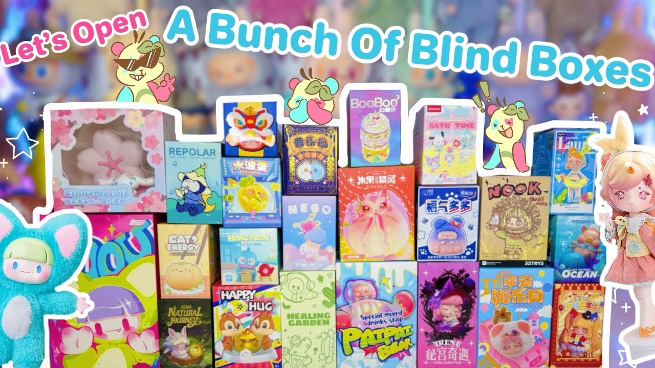 UNBOXING A BUNCH OF BLIND BOXES!! *♡* NEW INVENTORY!!