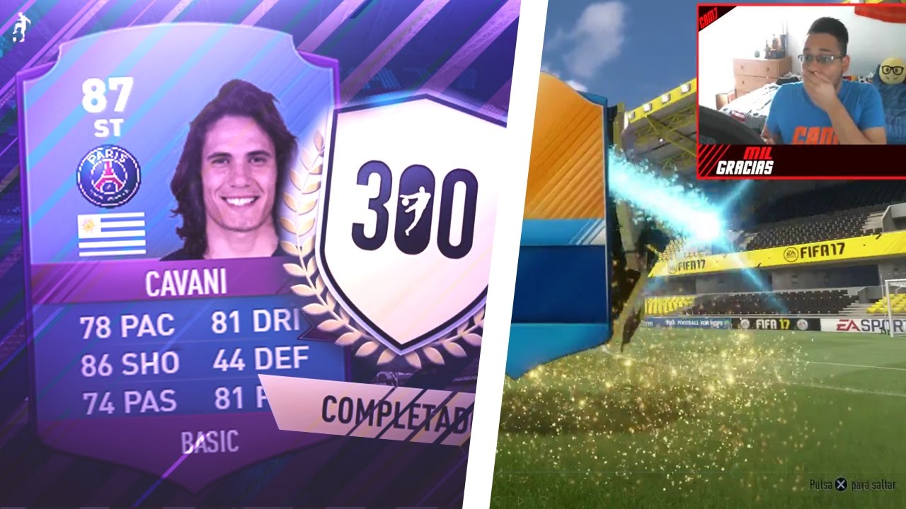 SBC CAVANI Y MOTM IN A PACK!! DIOSSSSS!! CAM7 - FIFA 17