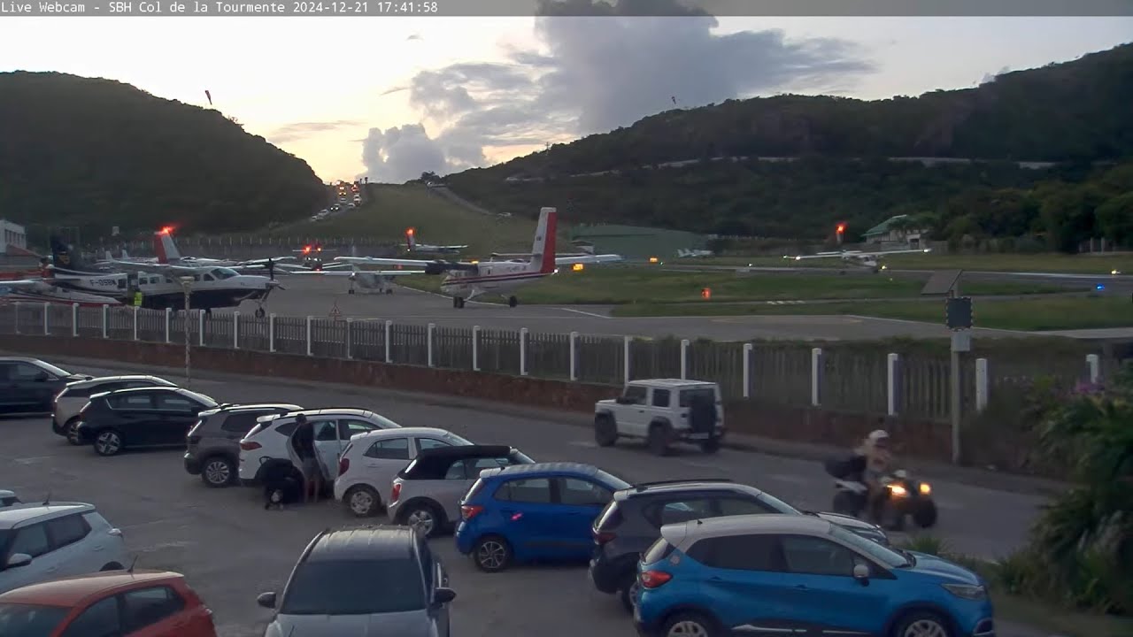 Go Around, Car Crash and More - Clips of St Barth Airport 2024