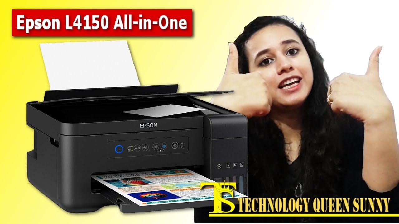 Epson L4150 All-in-One Printer – unboxing, review with 3 different colour printouts
