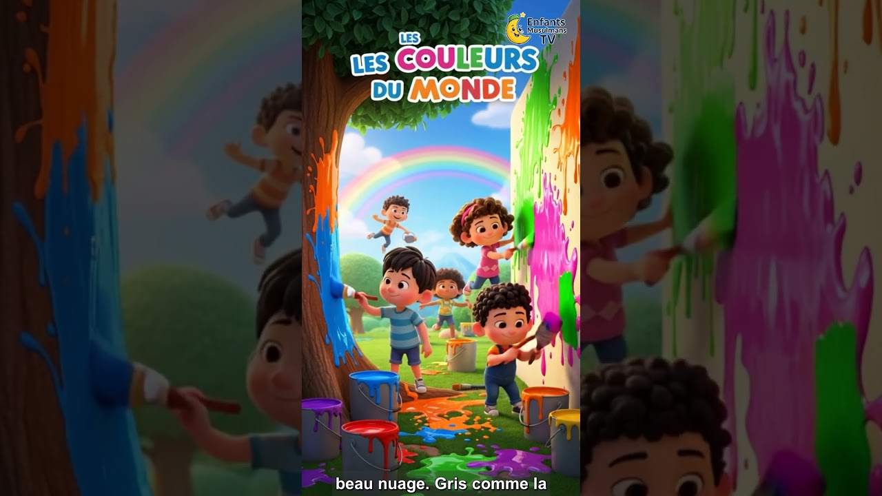 LES COULEURS DU MONDE 🎨🌈 &ndash; Comptine pour enfants | Chanson &eacute;ducative et joyeuse