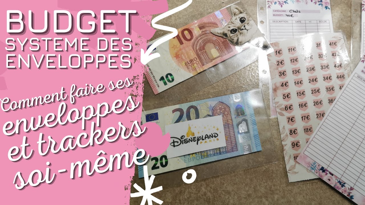 CREER SES ENVELOPPES DE BUDGET TRANSPARENTES ET TRACKERS + BILAN S1 FEVRIER 2022