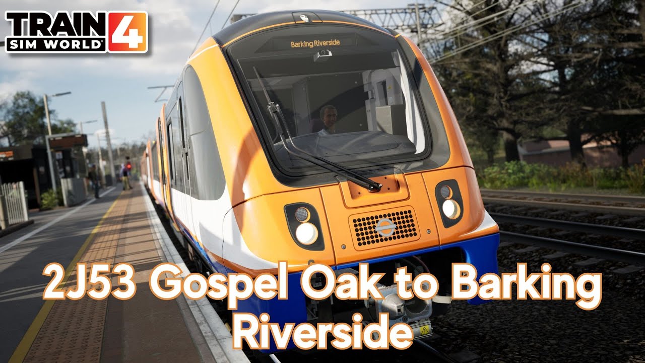 2J53 Gospel Oak to Barking Riverside - Suffragette line - Class 710 - Train Sim World 4
