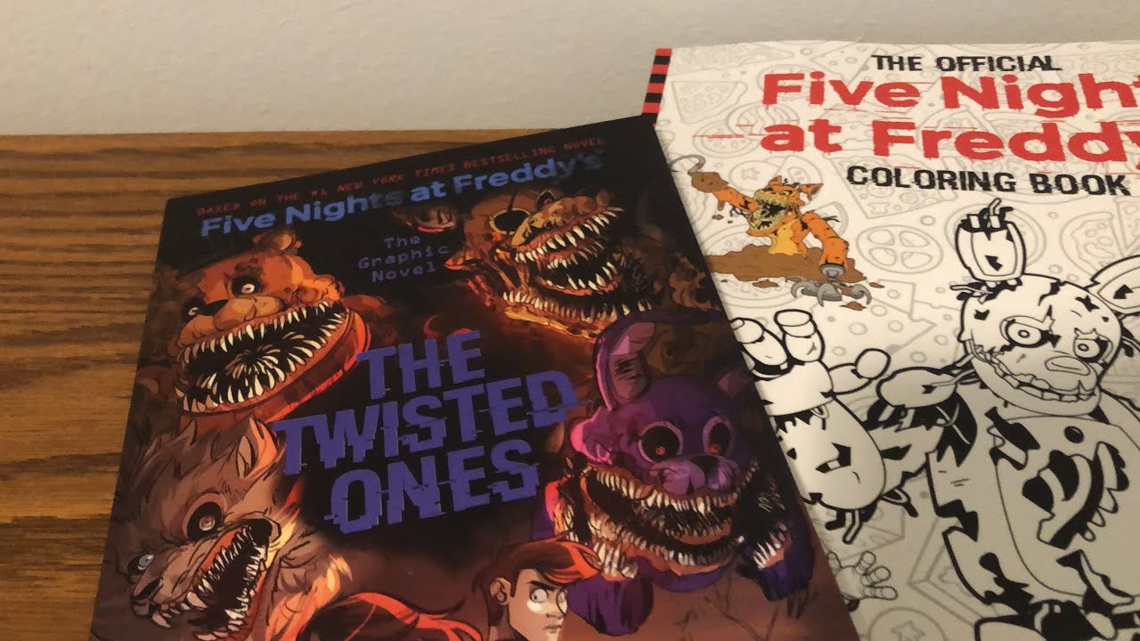 Five Nights at Freddy&rsquo;s The Twisted Ones Graphic Novel and Coloring Book Unboxing and Review!