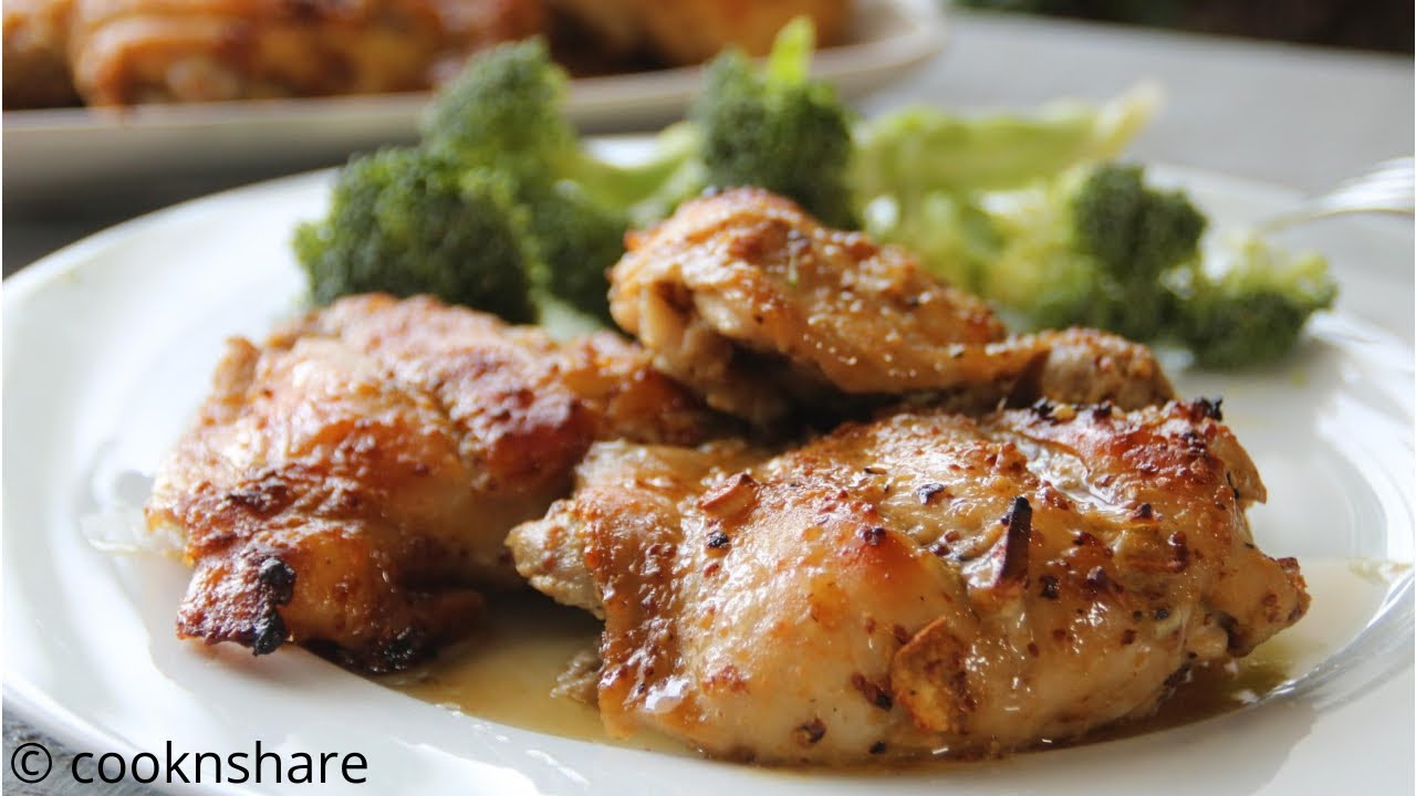 Sweet Hot Mustard Chicken Thighs - A Flavour Explosion