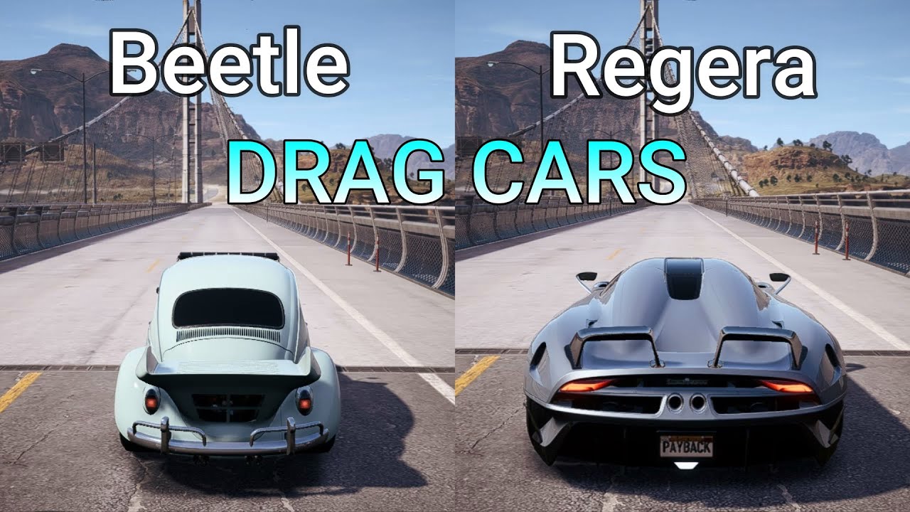 NFS Payback - Volkswagen Beetle vs Koenigsegg Regera - Drag Cars | Drag Race