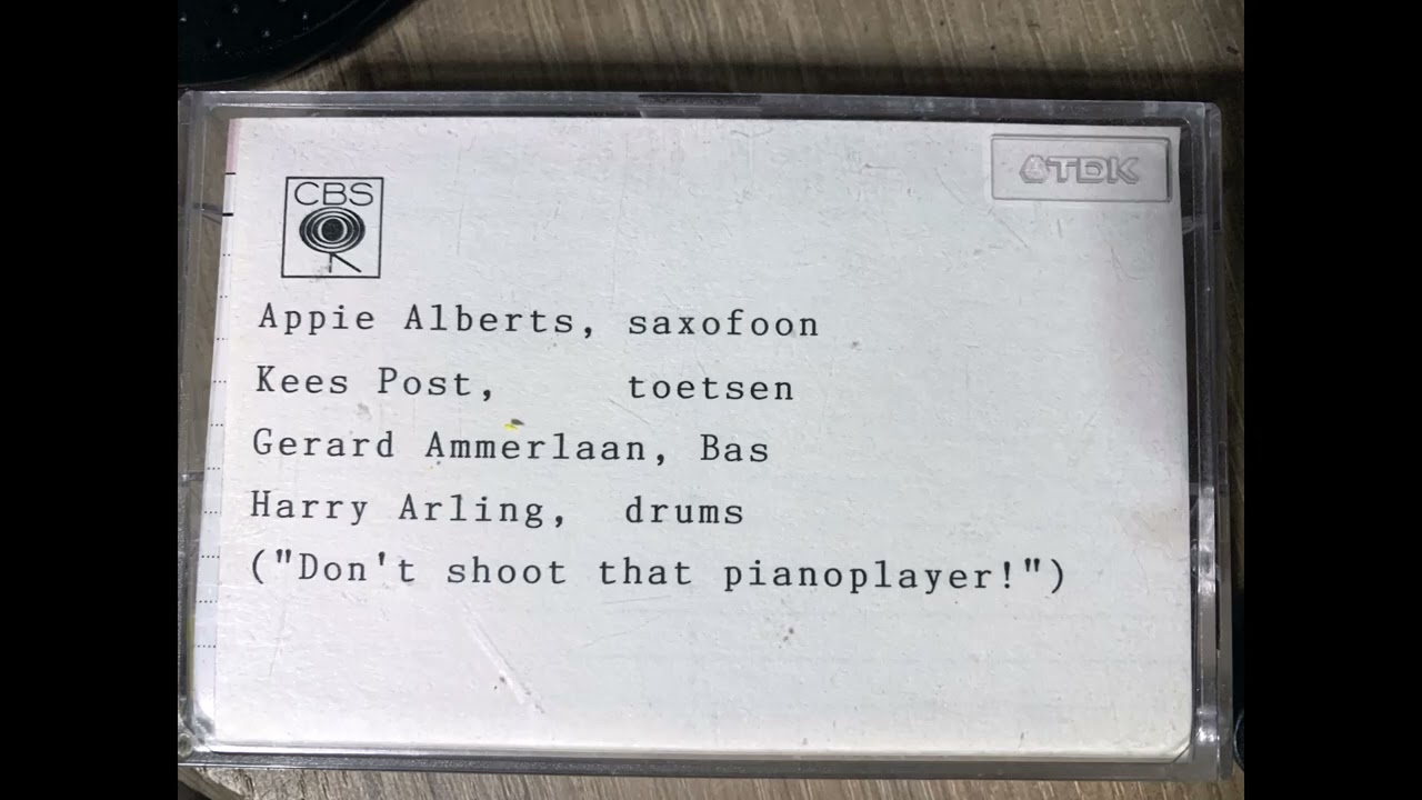 APPIE ALBERTS & Co live at Lunchroom Het Binnenhof, Groningen, 20 april 1989