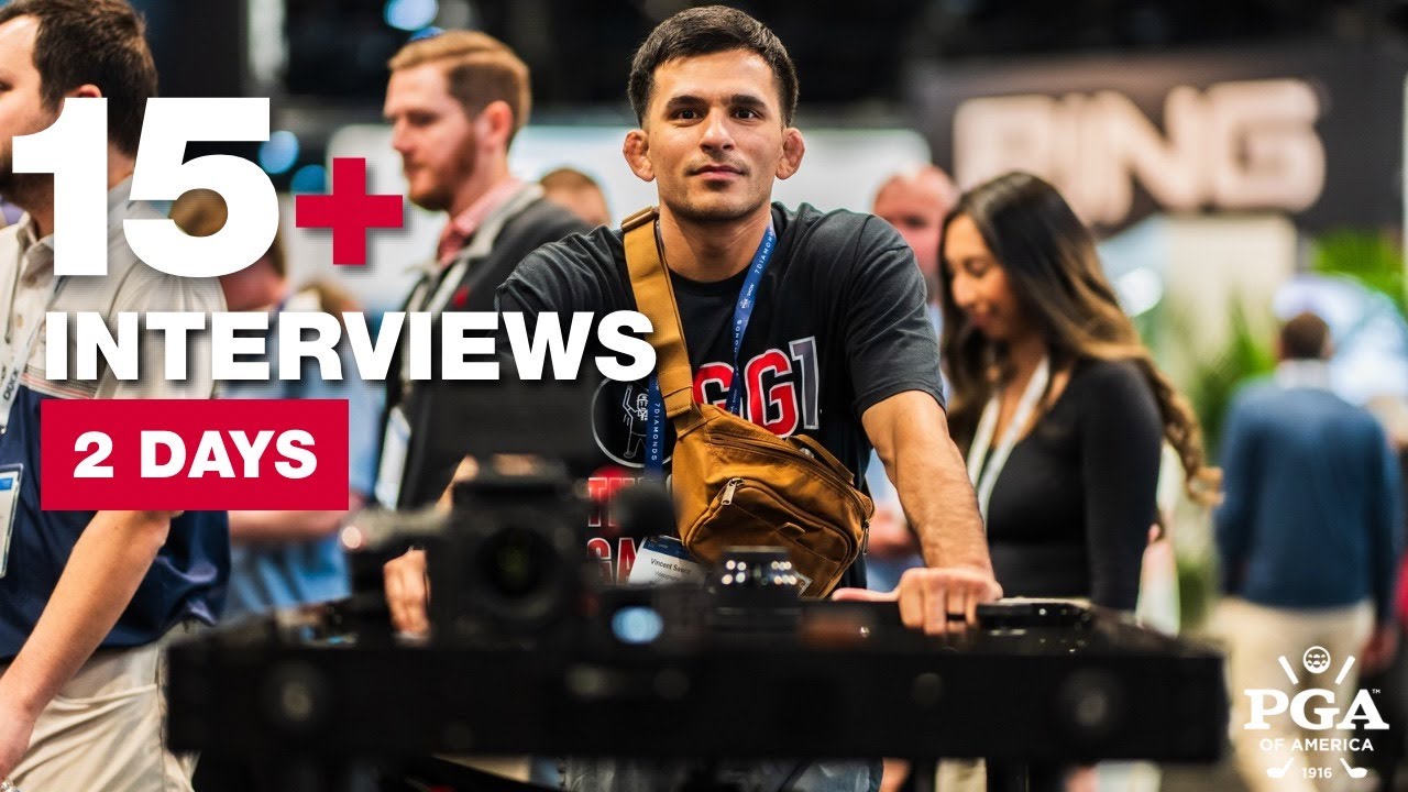 How We Filmed 15+ Interviews in 2 Days at the PGA Show (Real Run-and-Gun Workflow)