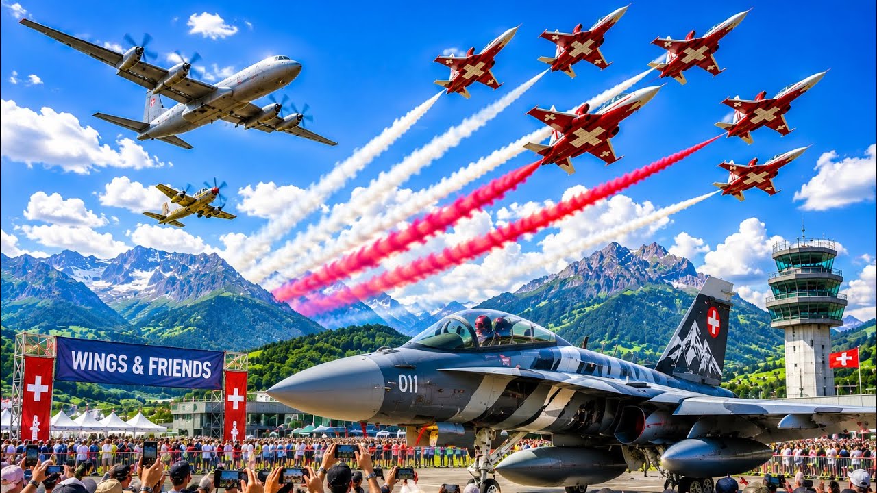 Wings & Friends 2026 ✈️ | Switzerland&rsquo;s Spectacular Air Show in Grenchen 🇨🇭 | 4K