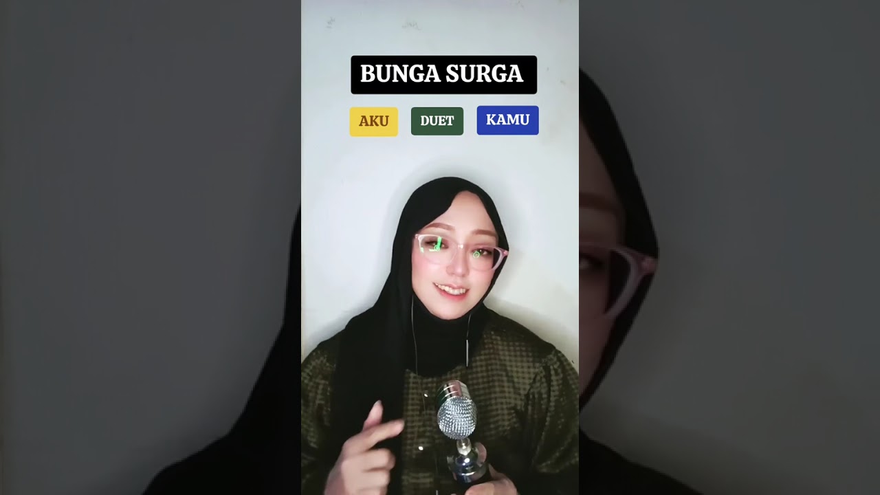 BUNGA SURGA || EVIE TAMALA & IMRON SADEWO || DUET KARAOKE UNTUK COWOK BERSAMA CUCU ALENGKA 