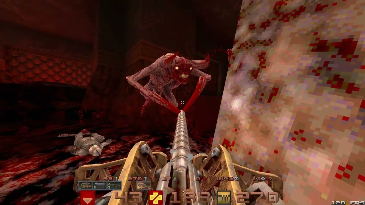 Quake Brutalist Jam 3 - Savior Machine by Simon Novak brutal diffifulty all secrets