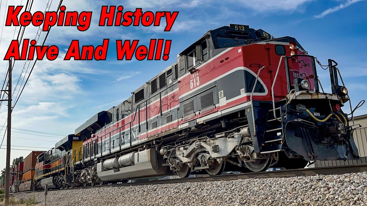 Iowa Interstate & CPKC Heritage Units Hard At Work In The Quad-Cities!