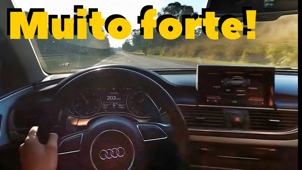 ACELERAMOS FORTE O AUDI A7 DE 300CV! 200KM/H A 3.000 GIROS!