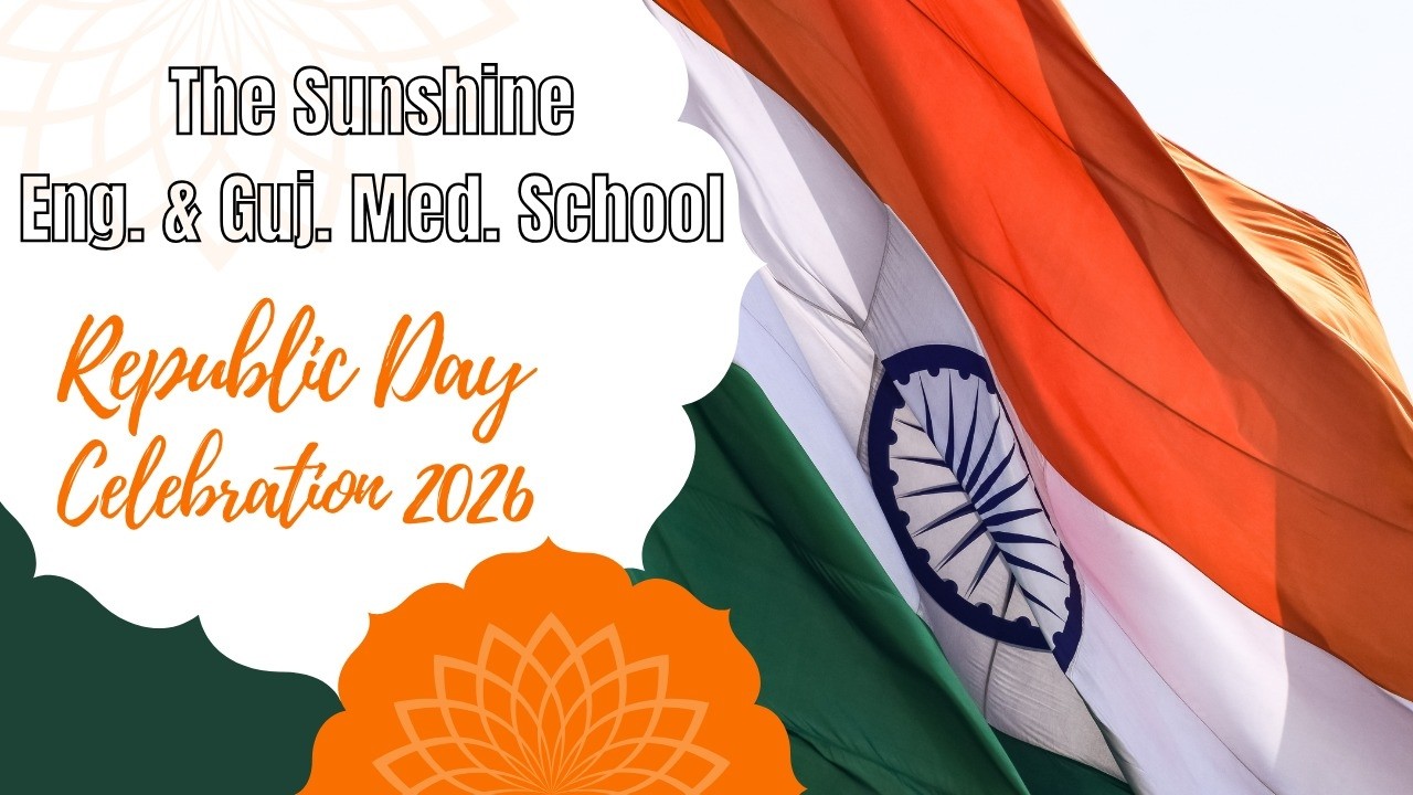 Annual Function Celebration 26 January 2026 The Sunshine English & Gujarati Medium School Mangrol.