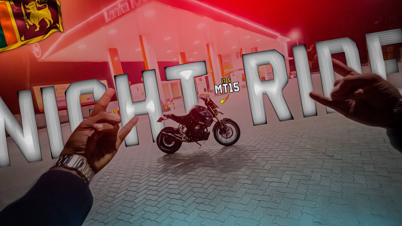 POV Night Ride Part 02, MT-15 🔥 | Akrapovic Sound | සිංහල VLOG #YamahaMT15  #NightRide #MT15SriLanka